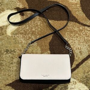 Kate Spade Black and Taupe Crossbody Bag